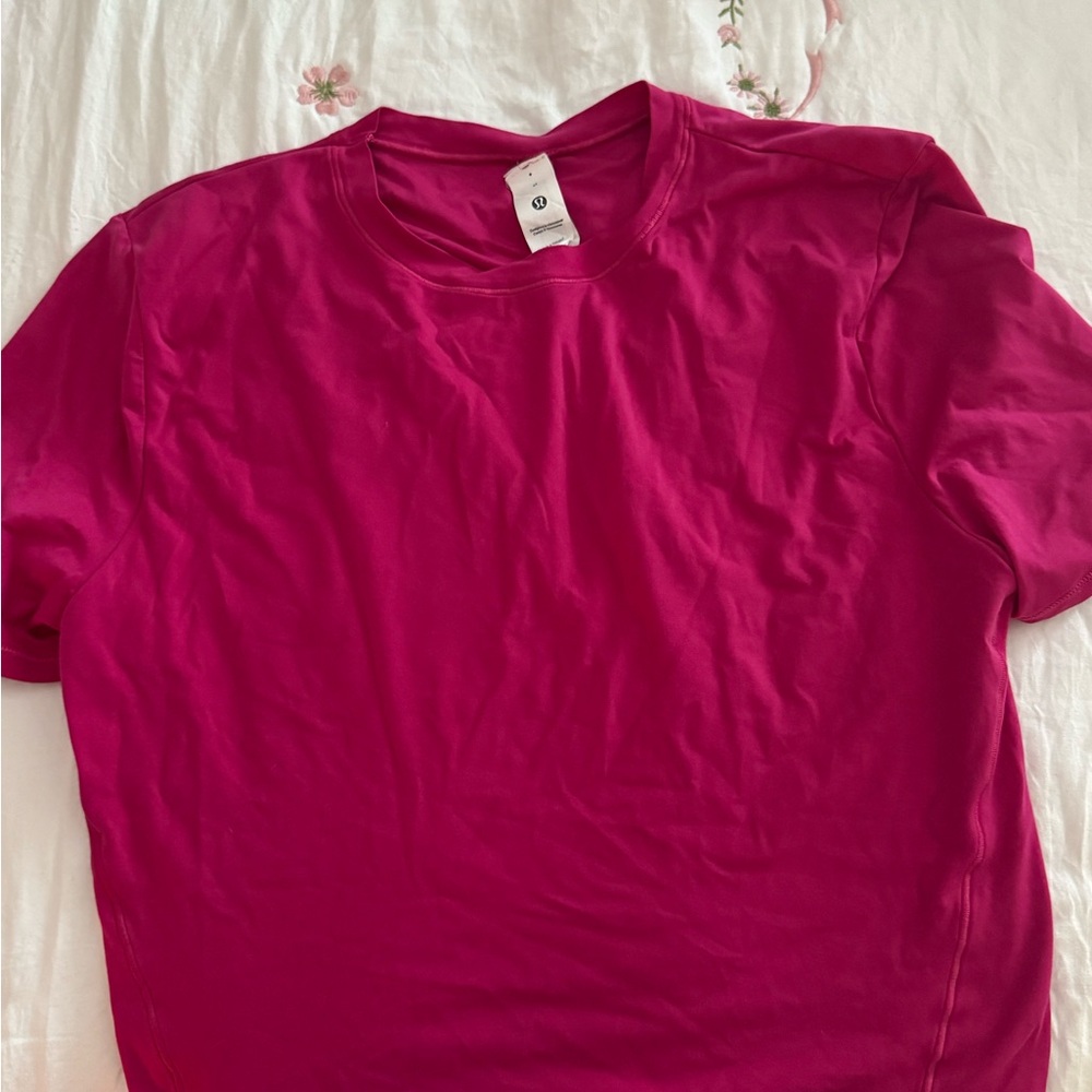 Lululemon Athletica Hot Pink Tee